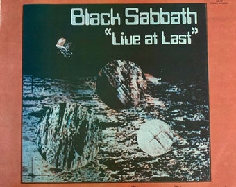 Vintage Black Sabbath - Live At Last Vinyl Record/ Paranoid/Ozzy Osbourne/Classic Rock Vinyl/ Vintage 90’s Vinyl/SNC Records