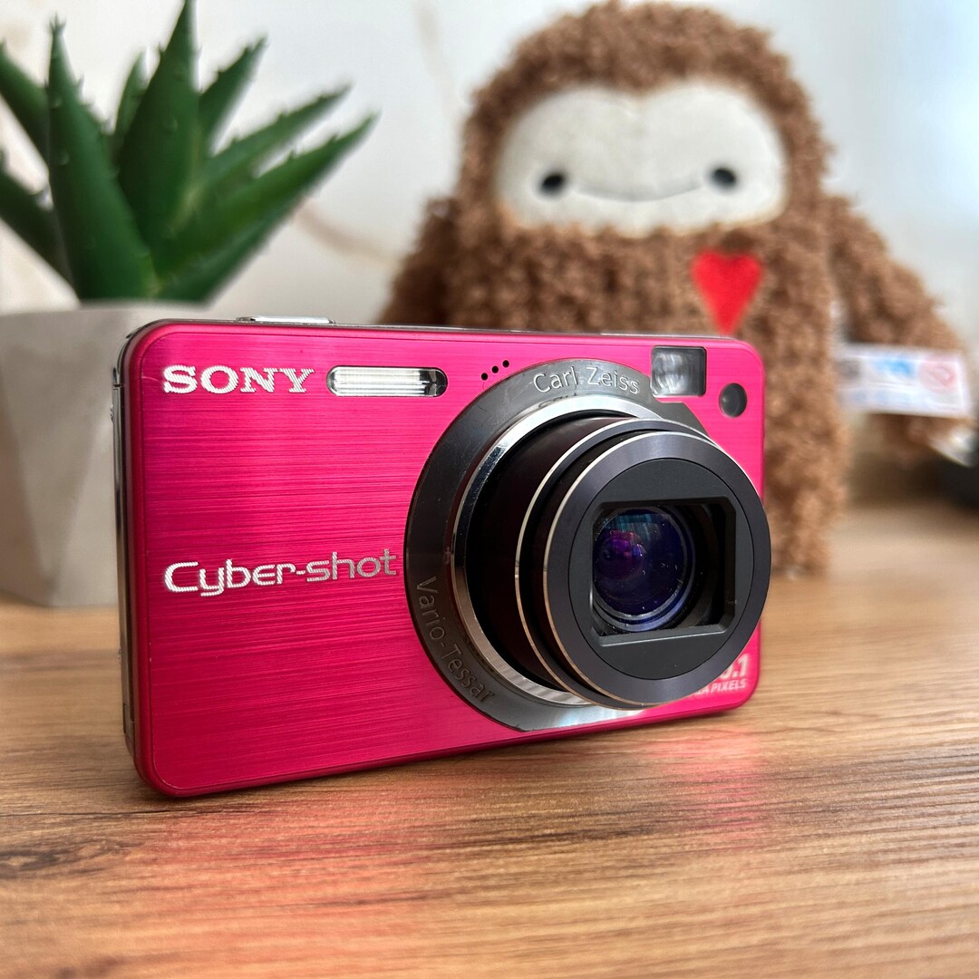 Pink Sony Cybershot DSC-W170 10.1MP Digital Camera With Pink Sony Cybershot DSC-W170 10.1MP Digital Camera With