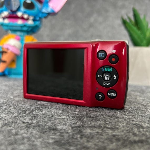 Buy Rare Red Canon IXUS 160 Digital Camera With Battery Charger