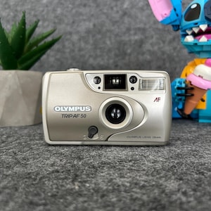 Vintage Retro Kamera Olympus Trip AF 50/28 mm Objektiv / 35 mm Kompaktkamera / sehr guter Vintage Zustand /