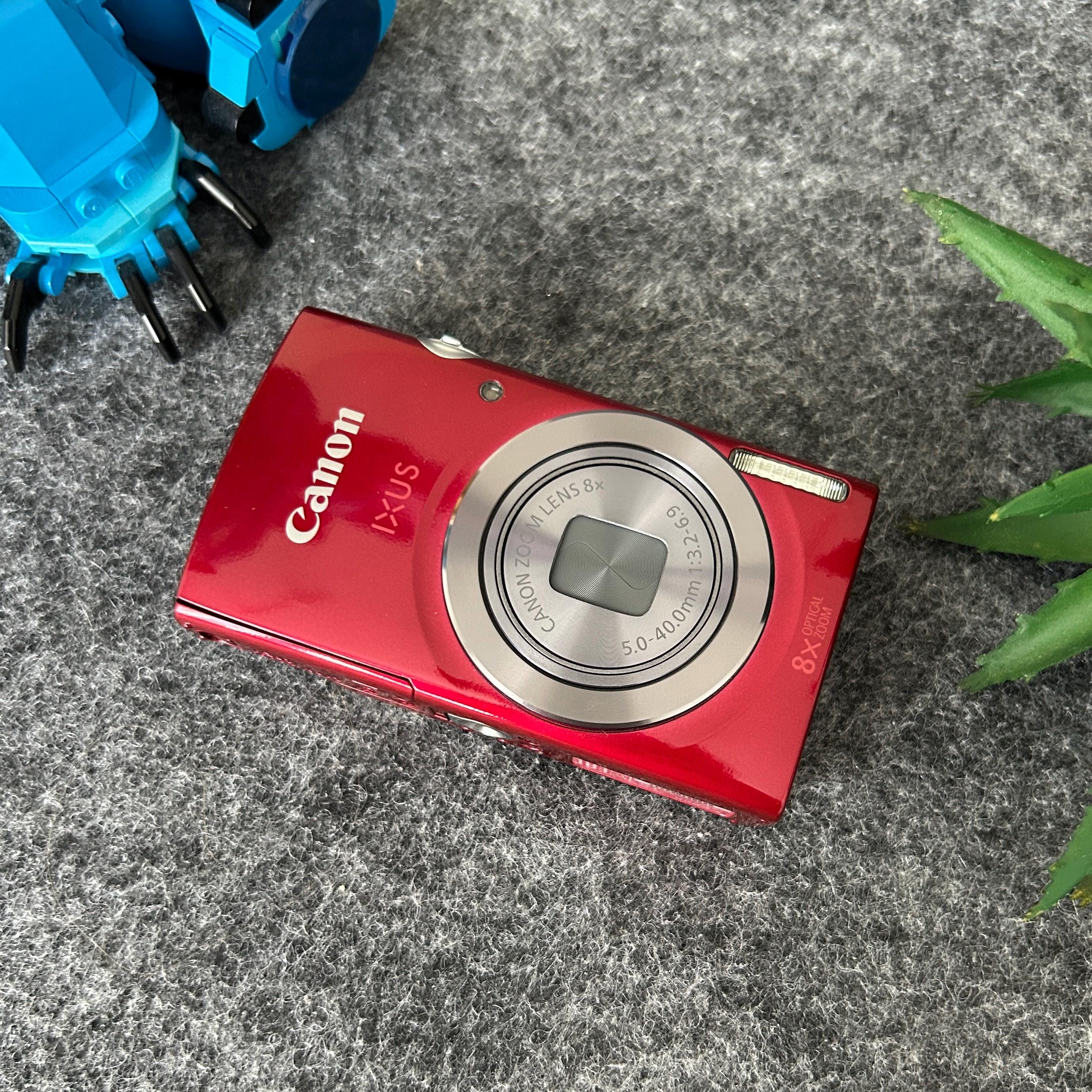 Buy Rare Red Canon IXUS 160 Digital Camera With Battery Charger