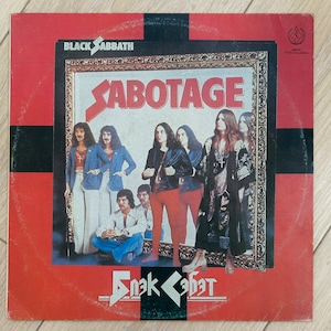 Vintage Black Sabbath-Sabotage Vinyl Record/ Paranoid/Ozzy Osbourne/Classic Rock Vinyl/ Vintage 70’s Vinyl/SNC Records