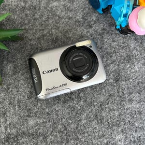 Silver Digital Camera Canon PowerShot A490 Compact Digital Camera/Canon PowerShot A499 10.0MP