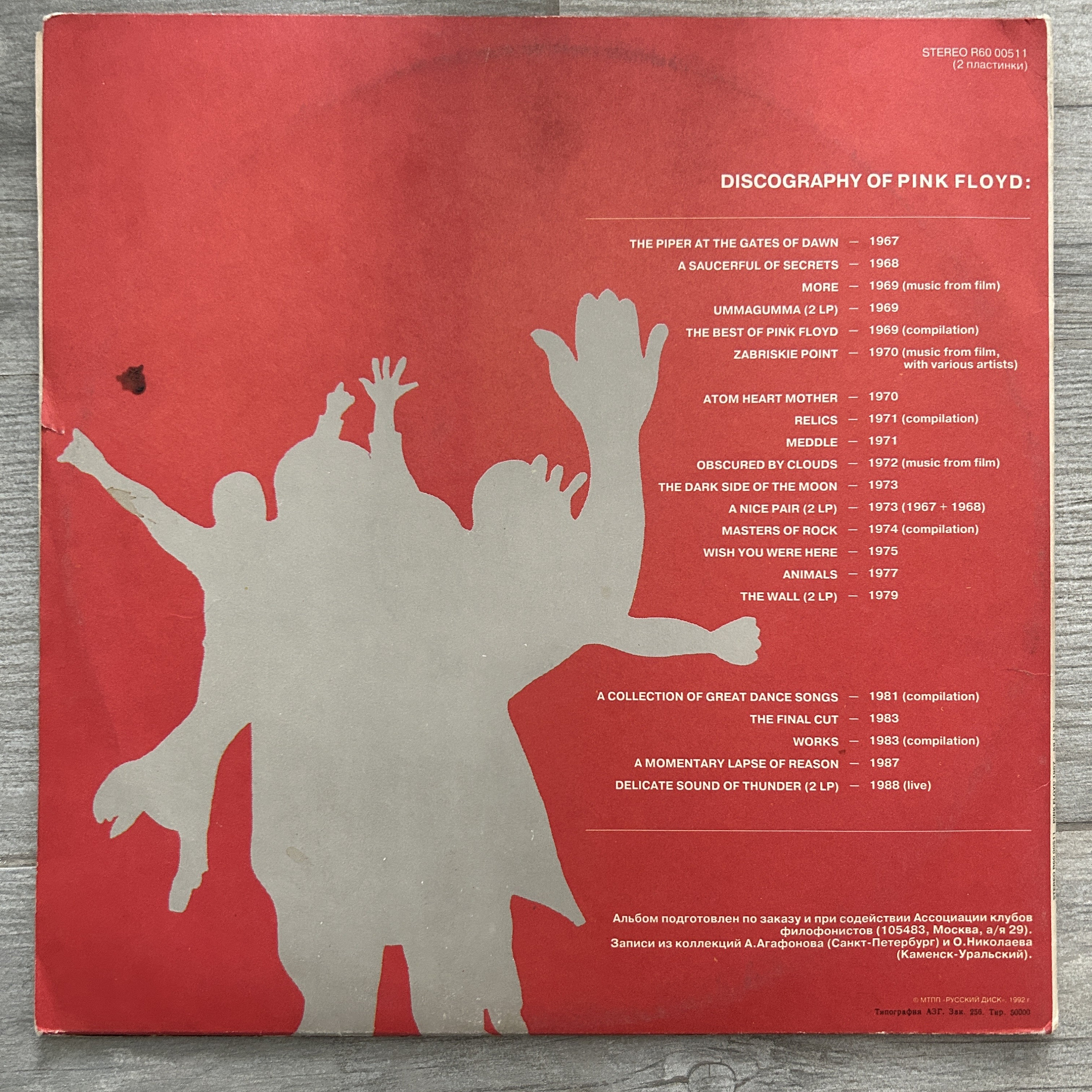 Vintage Pink Floyd 1967-68 2 LP Vinyl Record&frasl; &frasl;classic Rock