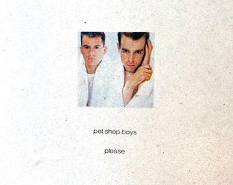Vintage 1986 Pet Shop Boys-Please Vinyl Record/Synth-Pop Vinyl/Vintage 80’s Vinyl/Old Records/New Wave/Electronic