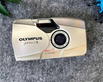 Film Camera Olympus Mju µ[mju] II Zoom 110 With Strap and Remote