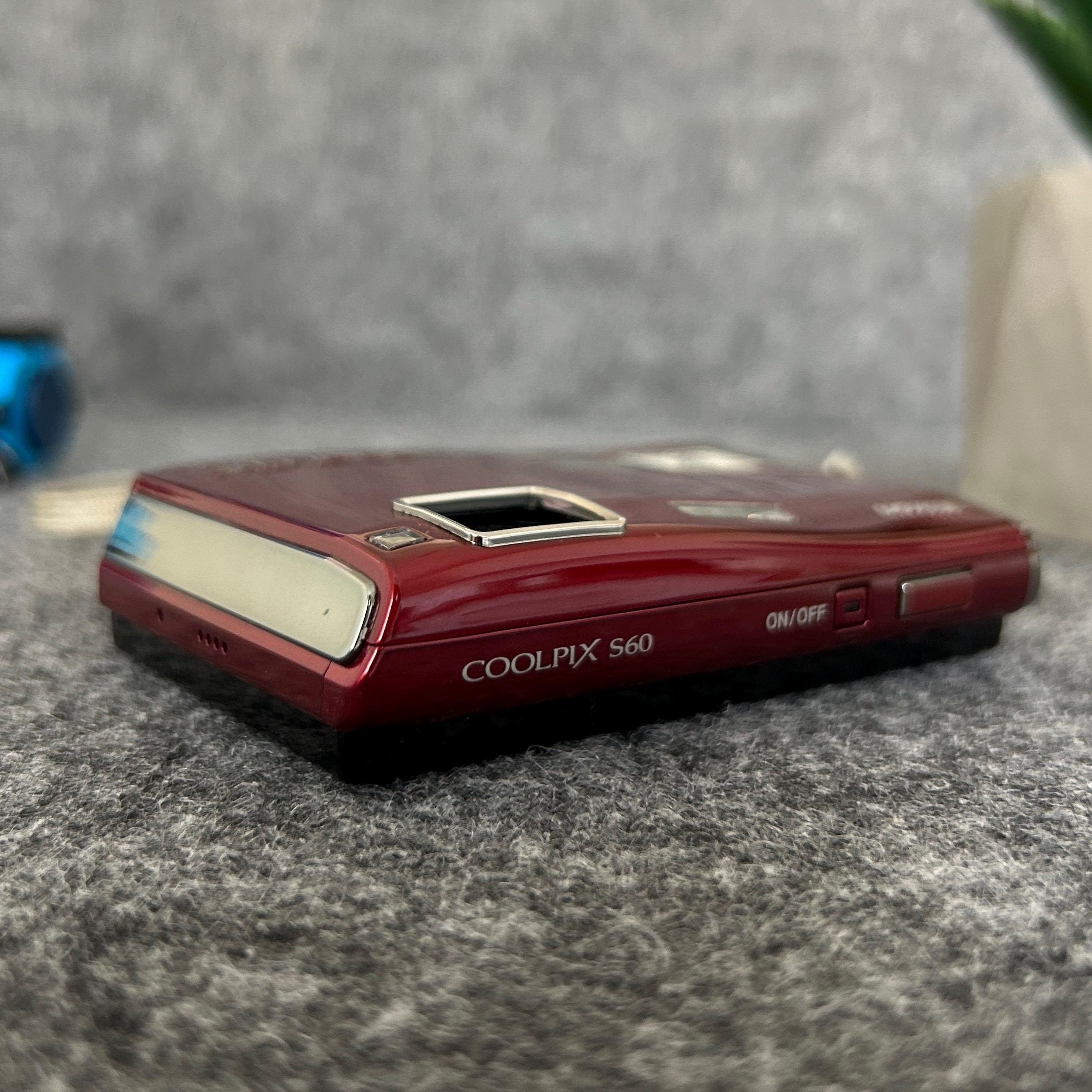 Red Nikon Coolpix S60/ Tested & Working - Etsy