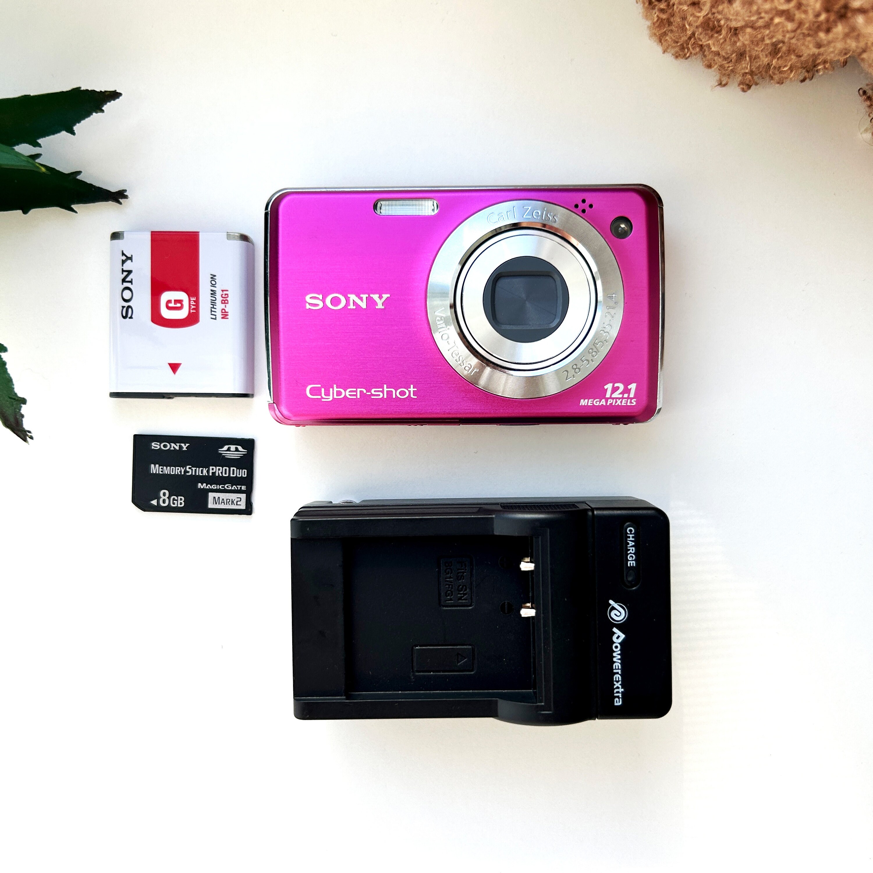 Pink Sony Cybershot DSC-W220 12.1MP Digital Camera With