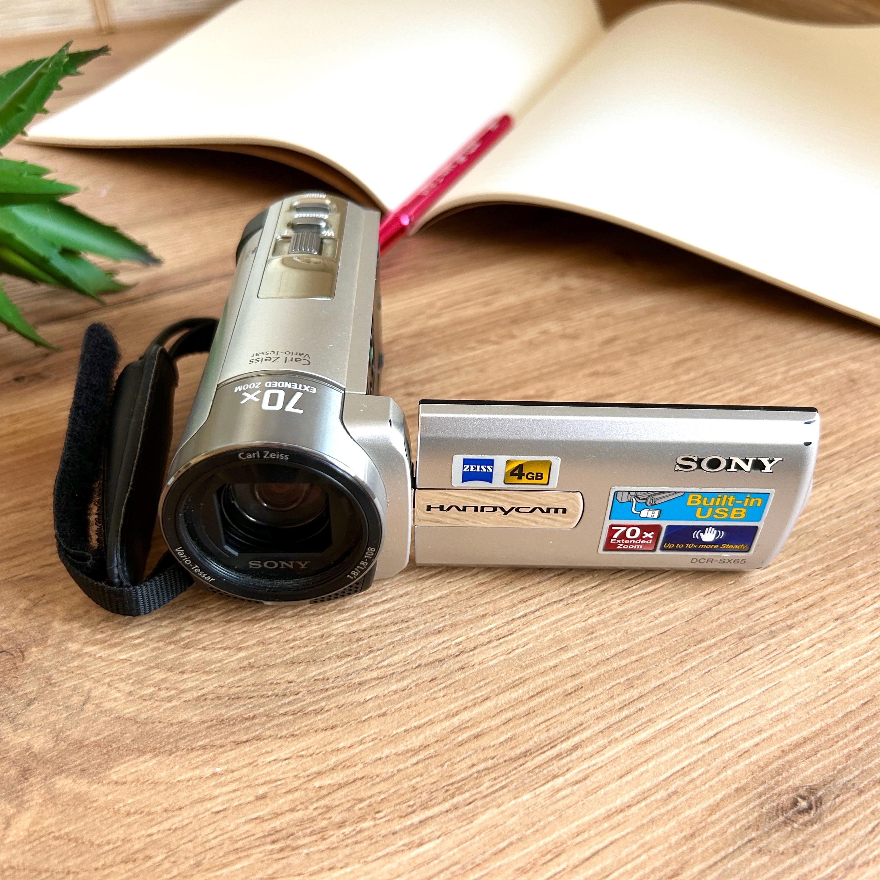 Sony Handycam® DCR-SX65 (Blue) Standard-definition camcorder