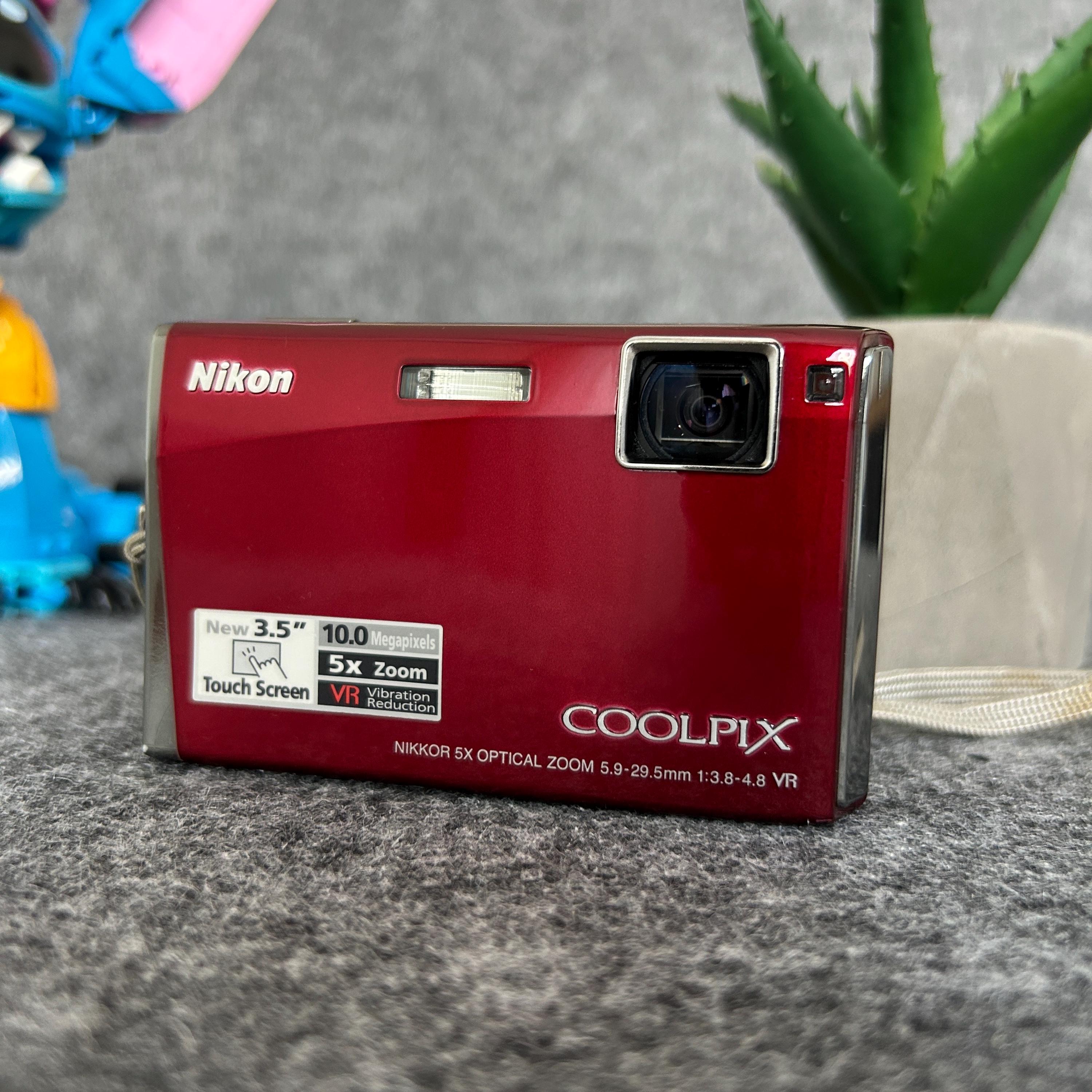 Red Nikon Coolpix S60/ Tested & Working - Etsy