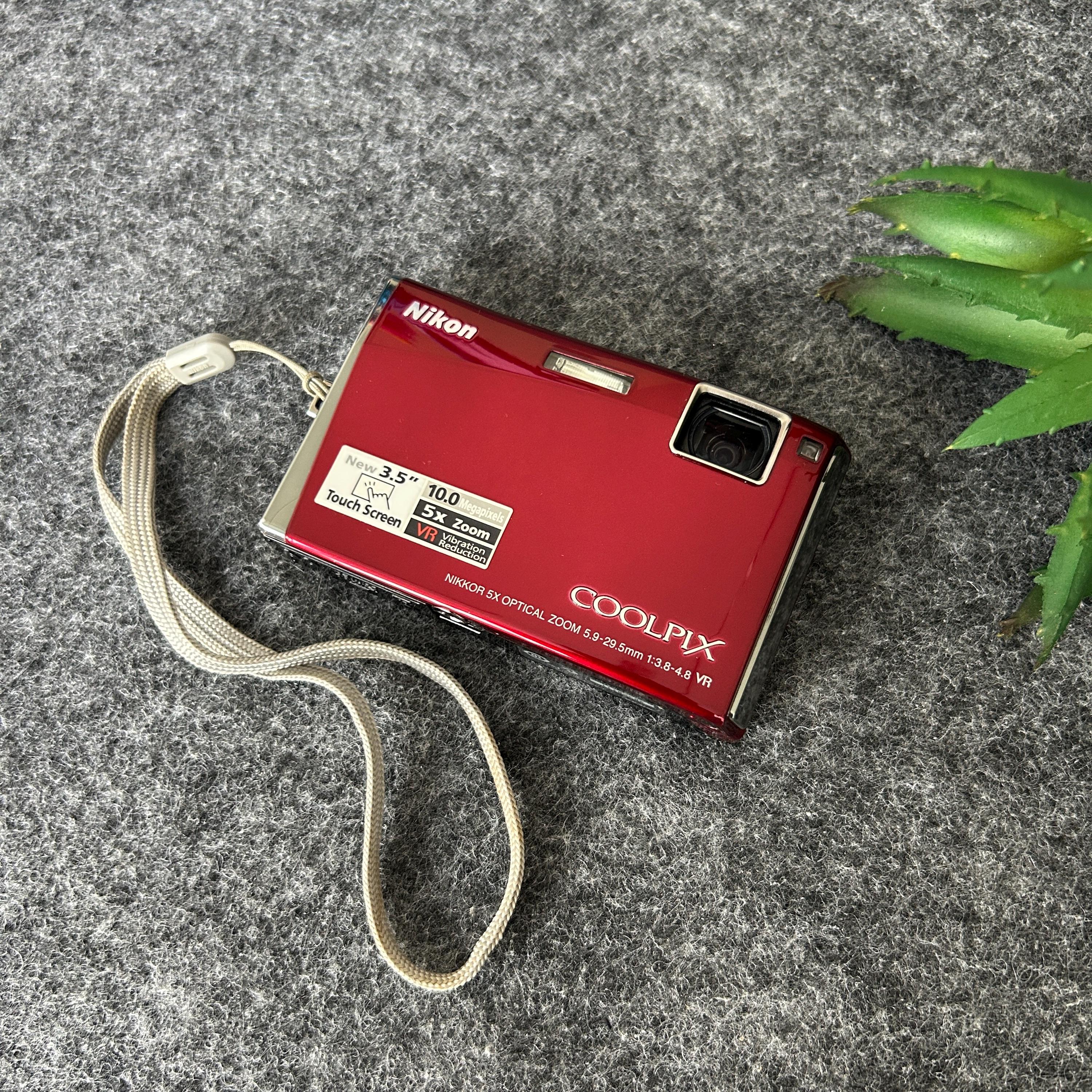 Red Nikon Coolpix S60/ Tested & Working - Etsy