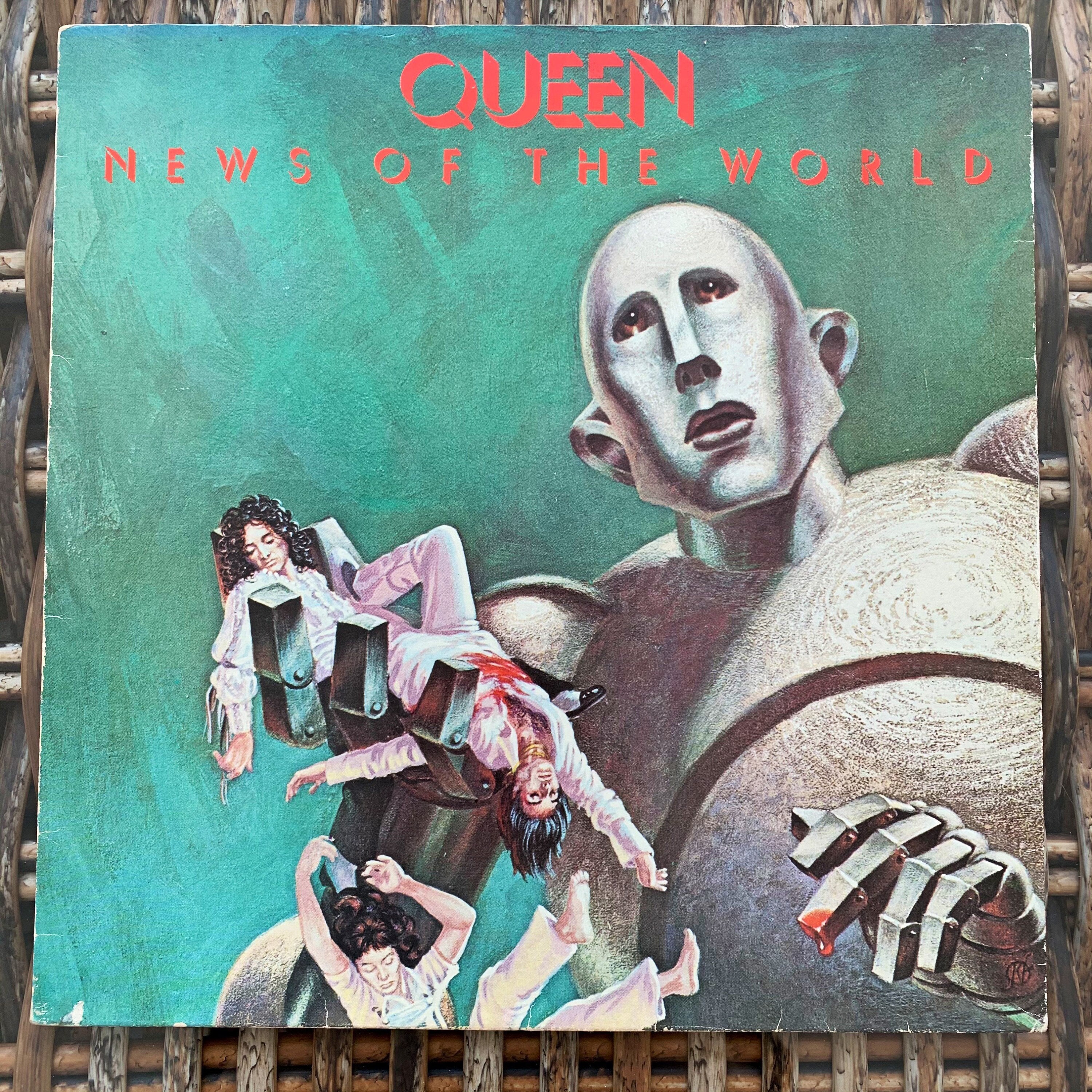 1977 Queen News of the World Vinyl Record/classic Rock Vinyl/ Vintage 70s Vinyl/queen Band/ EMI Records - Etsy 1977 Queen News of the World Vinyl Record/classic Rock Vinyl/ Vintage 70s Vinyl/queen Band/ EMI Records - Etsy