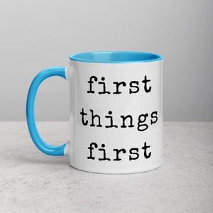 8 ox coffee mugs 8 oz. Tritan, White, Coffee Mug with Handle, (10 oz. rim-full), 3