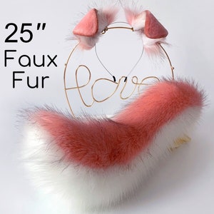 Husky dog ear and tail set puppy ear and tail set animal cosplay puppy play petplay dog ear and dog tail set puppy tail and ear cosplay set