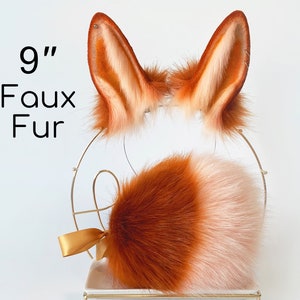 realistic bunny ear and tail set bunny ear cosplay rabbit tail and ear set neko ear petplay ear kittenplay rabbit ear and tail cosplay