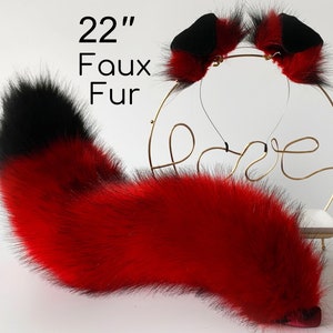 Puppy ear and tail set puppy play set petplay ear shepherd dog ear and tail anime cosplay Shiba Inu dog ear and tail set cosplay