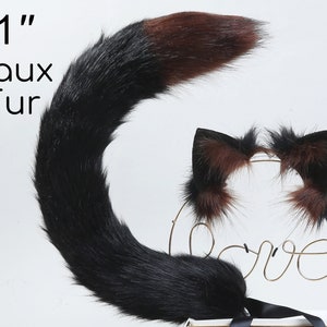 Nepbont kat oor en staart set petplay kitten staart en oor katten staart en oor anime cosplay oor vos oor en staart wolf oor en staart kittenplay