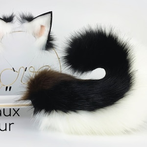 Husky Hund Ohren und Schwanz Set Welpen Ohren und Schwanz Set Tier Cosplay Welpen spielen petplay Hundeohren und Hundeschwanz Set Welpen Schwanz und Ohren Cosplay