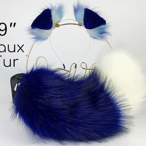 Herdershond staart en oor set Shiba Inu hond oor en staart set hondenstaart dier cosplay petplay puppy oor en staart set puppy staart halloween