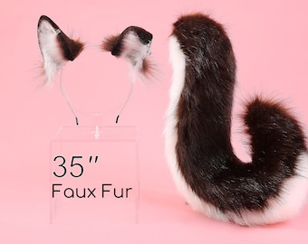 Shepherd dog tail and ear set Shiba Inu dog ear and tail set dog tail animal cosplay petplay puppy ear and tail set puppy tail and ear set