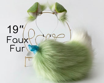Herdershond staart en oor set Shiba Inu hond oor en staart set hondenstaart dier cosplay petplay puppy oor en staart set puppy staart halloween