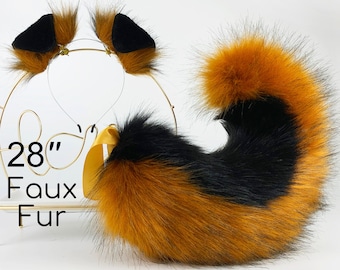 Shepherd dog tail and ear set Shiba Inu dog ear and tail set dog tail animal cosplay petplay puppy ear and tail set puppy tail halloween