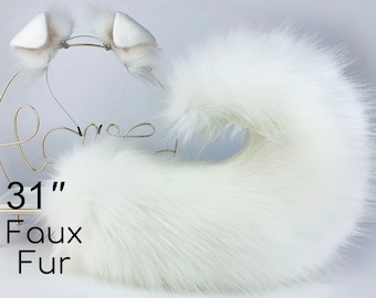 Shepherd dog tail and ear set Shiba Inu dog ear and tail set dog tail animal cosplay petplay puppy ear and tail set puppy tail halloween