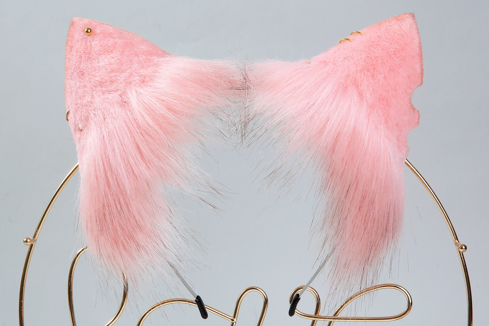 Pink Cat Ear and Tail Set Petplay Ear Kitten Tail Plug Cat Etsy