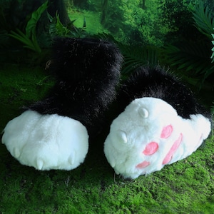 Cosplay fursuit feet paws - feetpaws - fursuit paws - fursuit shoes - kemonomimi foot paw furry - cat feet paws - puppy feet paws canine