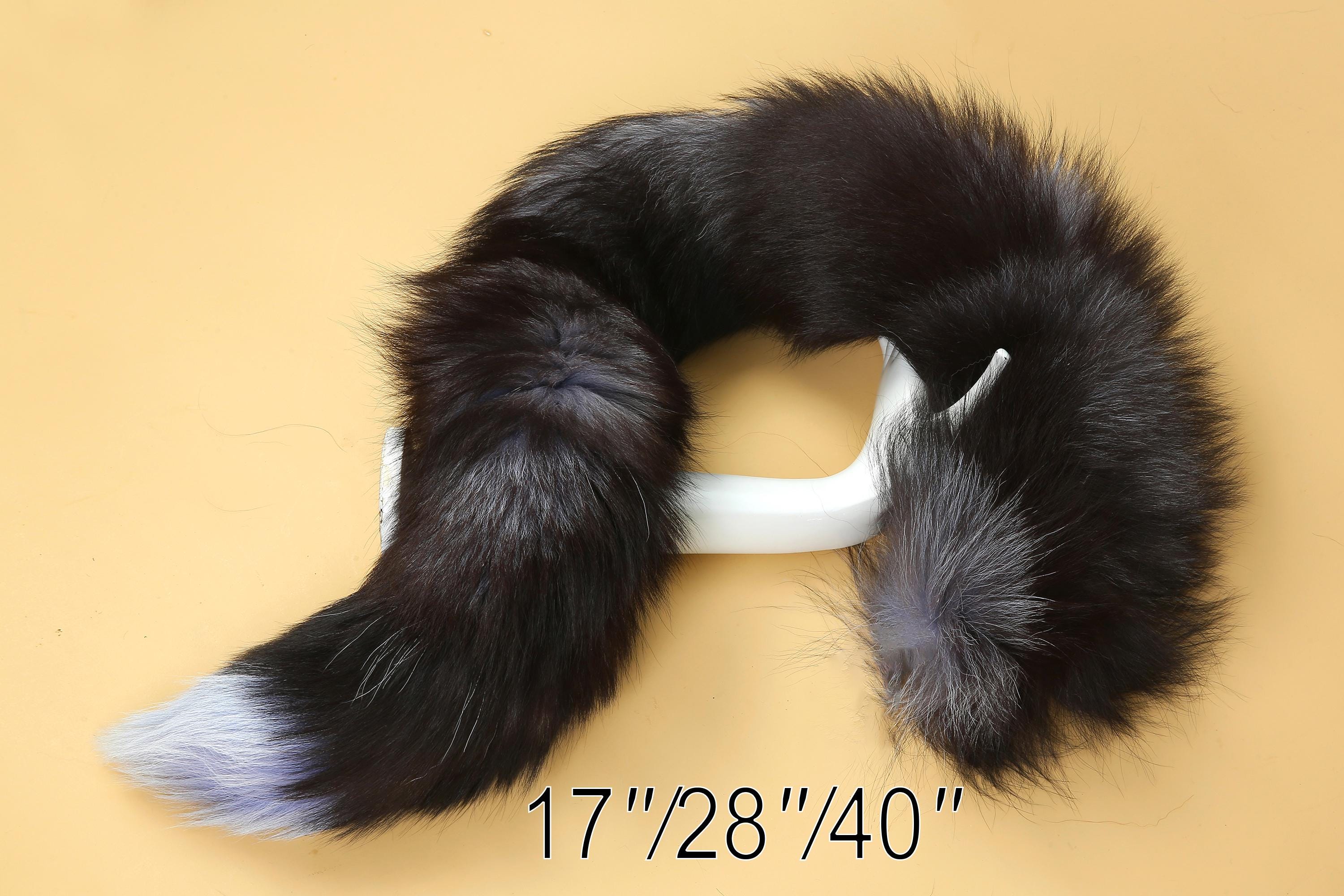 高品質 レッドフォックス 北海道 赤狐毛皮尻尾 リアルファーショート