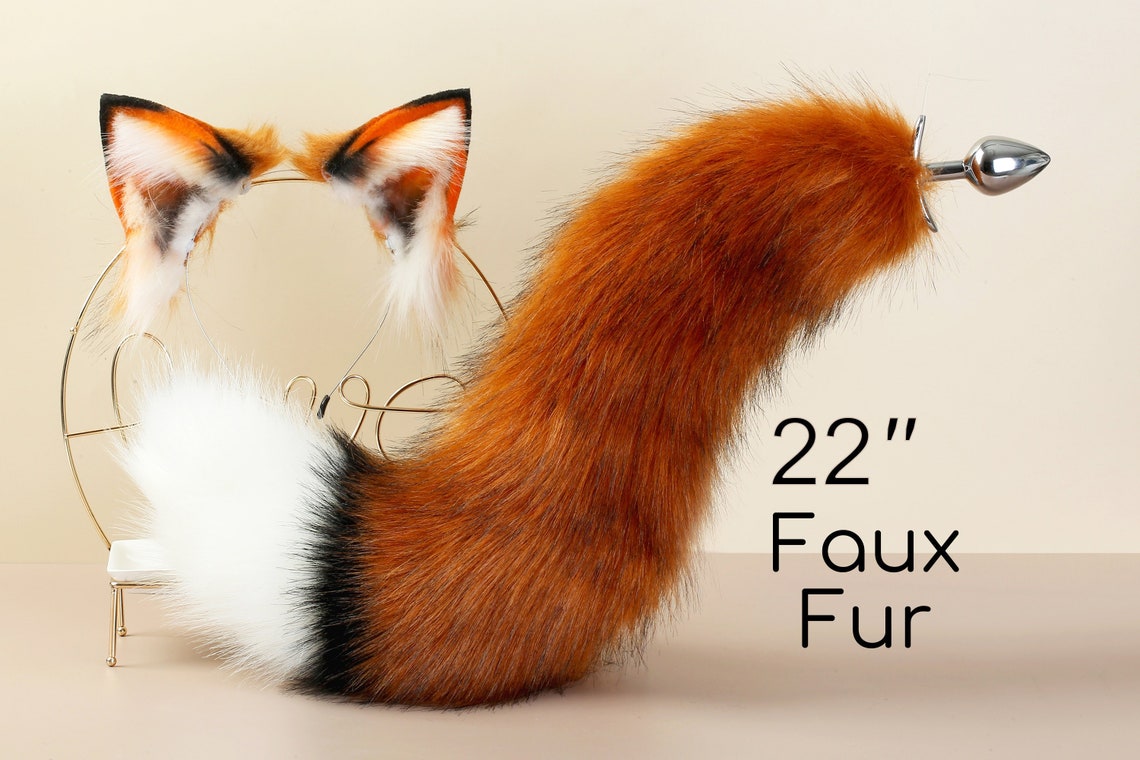 Red Fox Ear and Tail Set Wolf Ear and Tail Set Cat Ear and Etsy