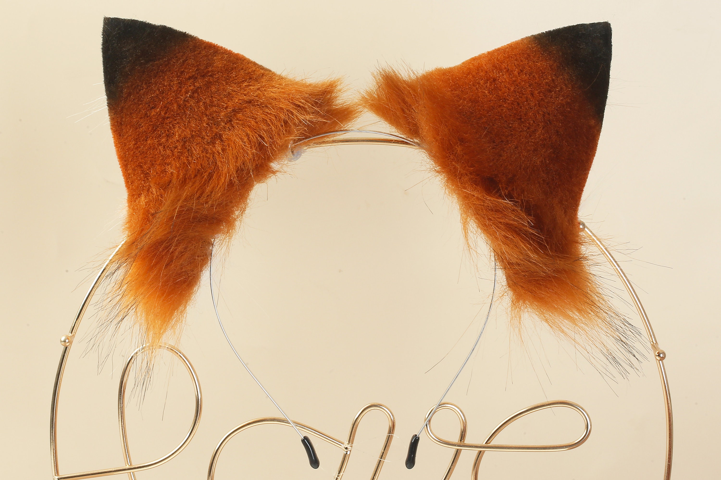 Red Fox Ear and Tail Set Wolf Ear and Tail Set Cat Ear and Etsy