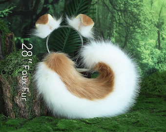 Shepherd dog tail and ear set Shiba Inu dog ear and tail set dog tail animal cosplay petplay puppy ear and tail set puppy girl kemonomimi