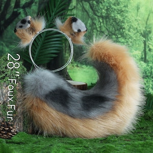 Shepherd dog tail and ear set Shiba Inu dog ear and tail set dog tail animal cosplay petplay puppy ear and tail set puppy ear kemonomimi