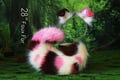 Faux fur calico shepherd dog tail and ear Splicing Shiba Inu dog ear and tail anime cosplay therian puppy ear and tail dog kemonomimi puppy
