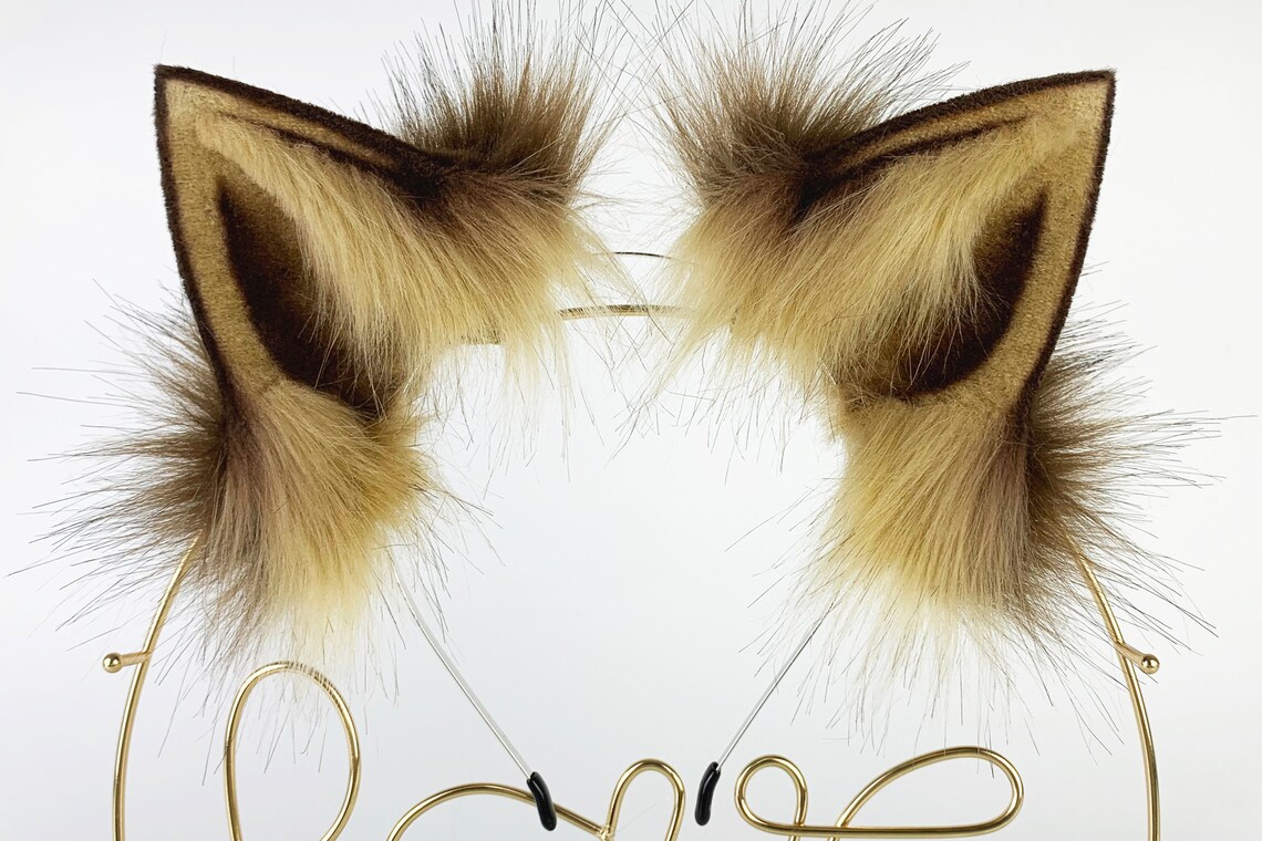 Husky Dog Ear and Tail Set Puppy Ear and Tail Plug Set Animal Etsy