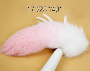 cola de zorro plateado real, cola de lobo de piel de zorro para cosplay, cola de gato, cola de gatito, cola para juego de mascotas, cola para juego de gatitos, cola de cosplay de anime, cola peluda, cola suave
