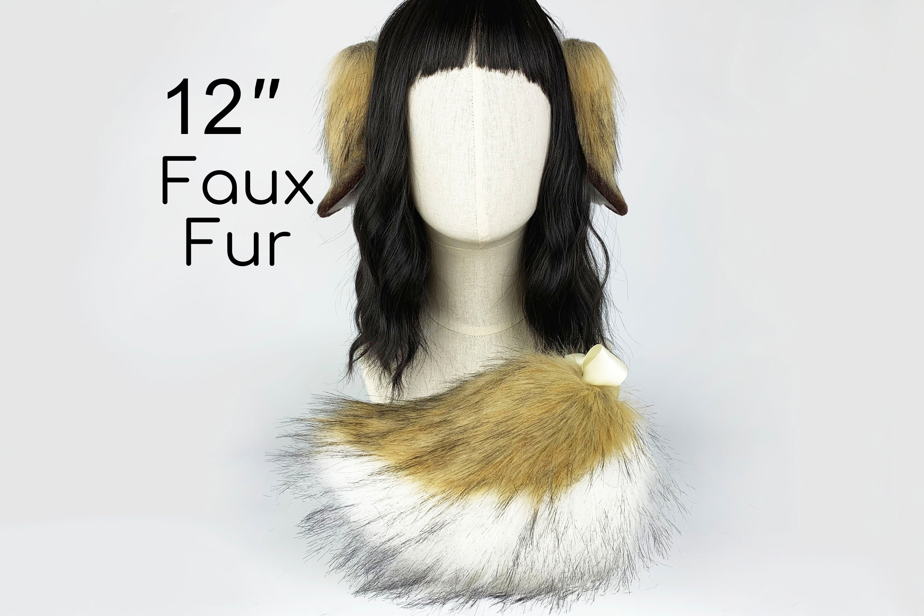 Brown Lop Bunny Ear and Tail Set Cosplay Rabbit Ear and Tail Etsy