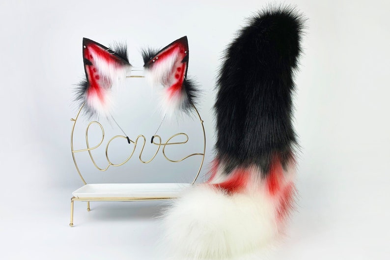 Wolf Ear and Tail Set Realistic Faux Fur Fox Ear and Tail Set Etsy
