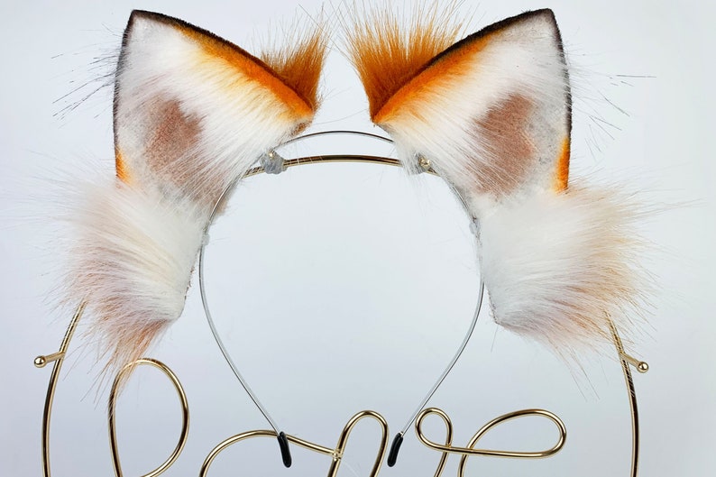 Realistic Faux Fur Ear and Tail Set Wolf Ear and Tail Set Etsy