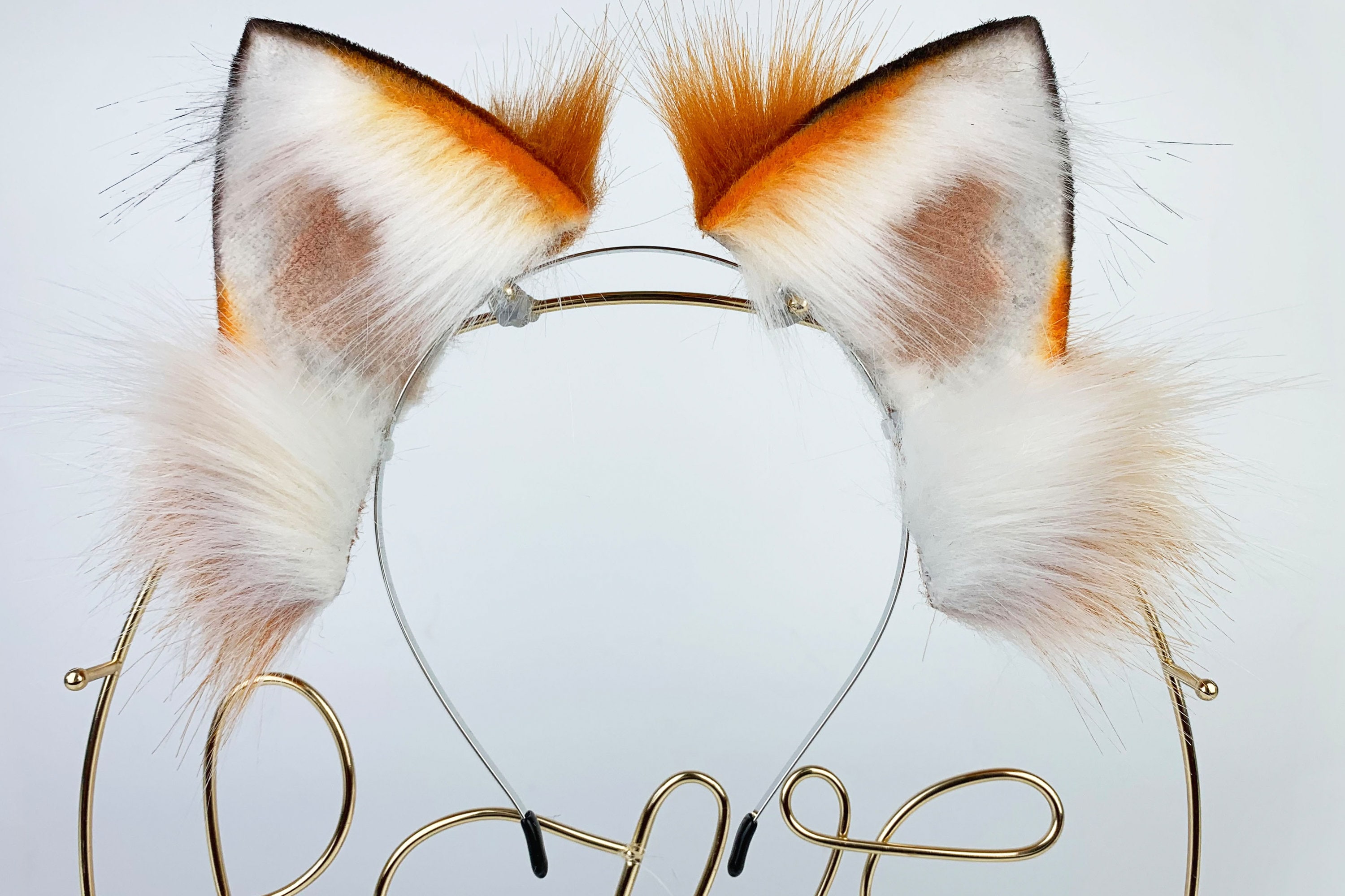 Realistic Faux Fur Ear and Tail Set Wolf Ear and Tail Set Etsy Australia