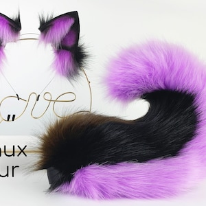 Husky hond oor en staart set puppy oor en staart set dieren cosplay puppy spelen petplay hond oor en staart set puppy staart en oor cosplay set