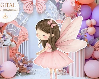 3-Pack 31-inch Mushroom Foil Balloons - Fairy Princess Woodland Theme Party Decorations