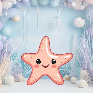 Under The Sea Cutout Big Decor, Ocean Big Decor, Ocean Theme Birthday, Under The Sea Decoration, Sea Party Props, Birthday Stand Up Prop