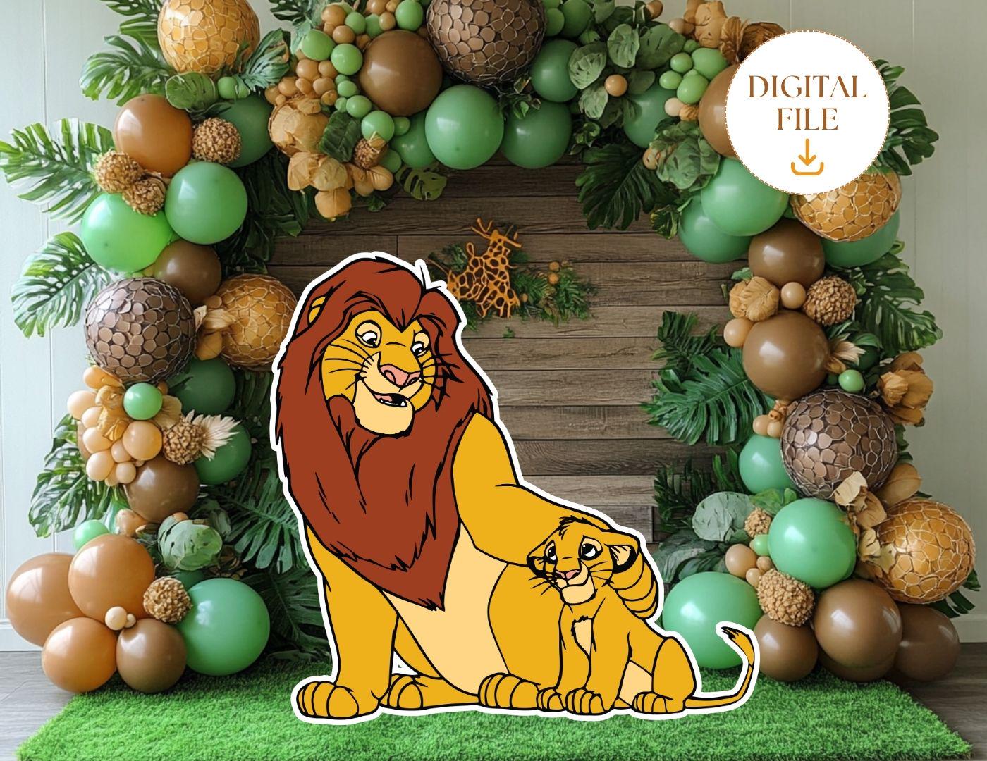 Lion King Cutout, Baby Simba Decor for Party, Lion King Simba Party ...