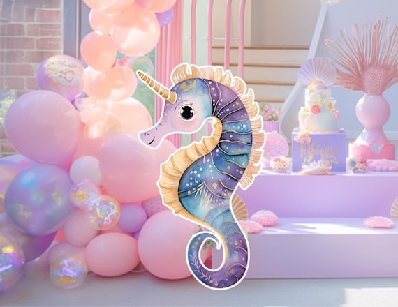 Under The Sea Cutout Big Decor, Ocean Big Decor, Ocean Theme Birthday, Under The Sea Decoration, Sea Party Props, Birthday Stand Up Prop