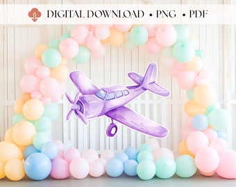 Airplane Cutout, Pilot Birthday Party Decor, Aircraft Decorations, Airplane Baby Shower, Life Size Stand up props