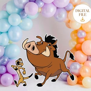 Lion King CutOut, Lion King Decor, Simba Cutouts, Lion King Birthday Party Decoration, Baby Shower Stand Up Prop, Digital Download