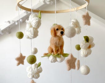 Custom Pet Baby Mobile | Personalised Nursery Decor | Baby Shower Gifts