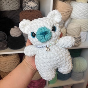 April Birthstone Teddy Bear Plush: Aries & Taurus Zodiac, Diamond Stone